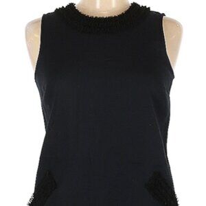 Elegant Cotton comfortable Black Dress Ann TaylorLoft (2 pockets)